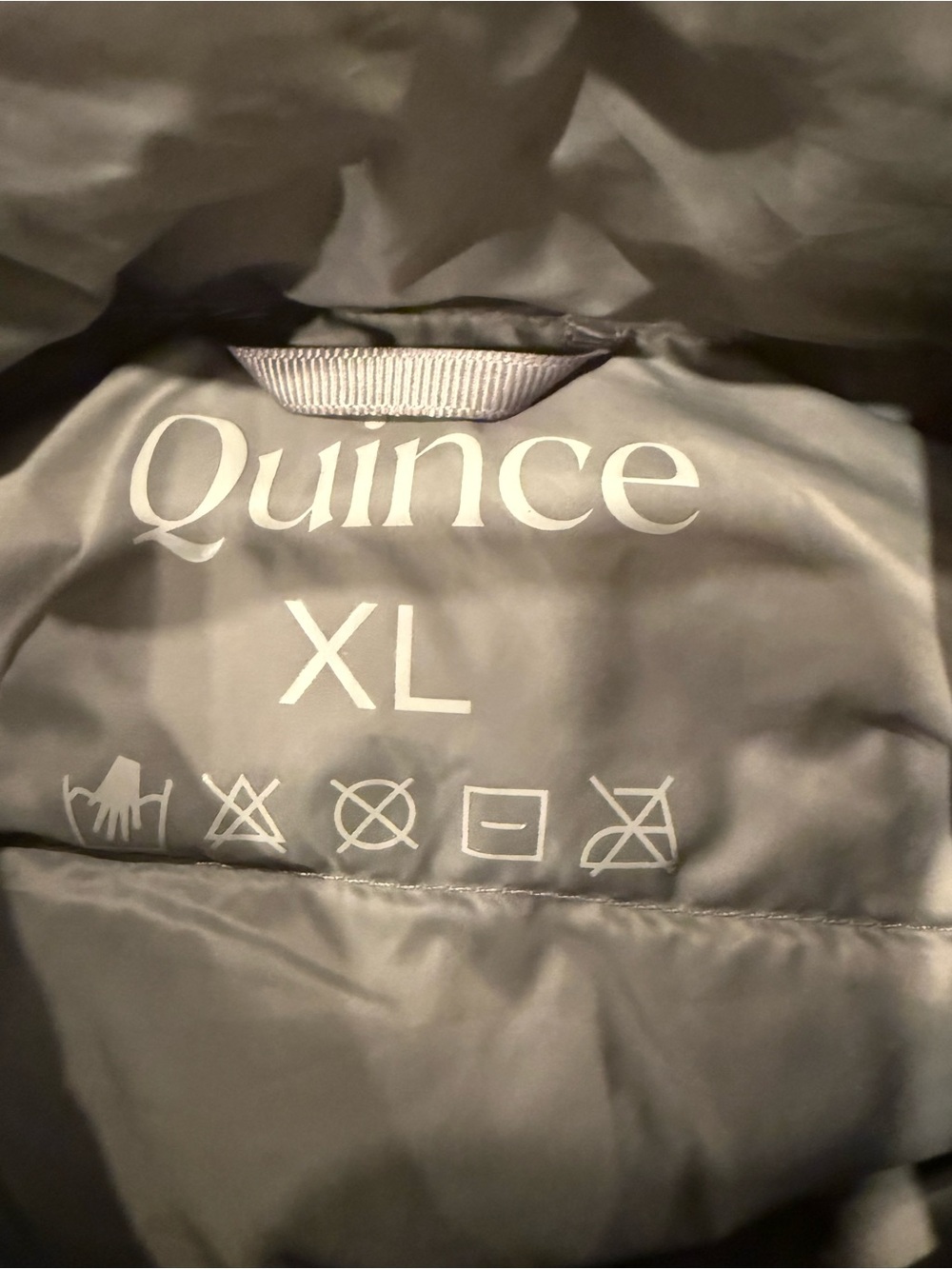 Quince Lightweight 700 Fill Down Packable Puffer Jacket Size XL - Picture 4 of 5